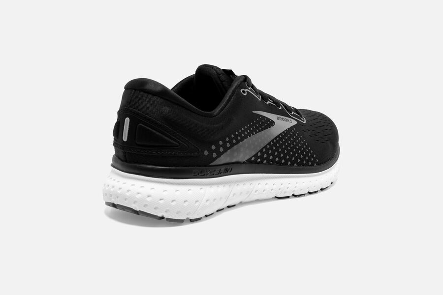 Brooks Glycerin 18 Road Running Shoes Womens Black/White 795138-LIV